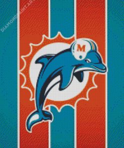 Miami Dolphins Diamond Painting