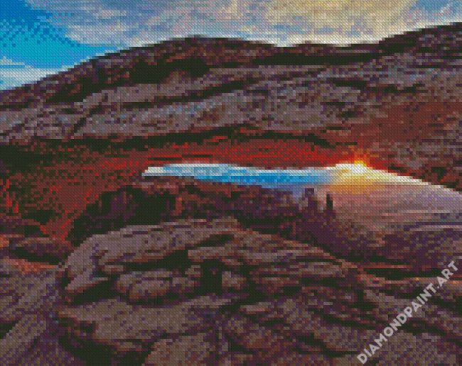 Moab Landscape Sunset Diamond Painting