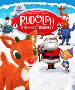 Rudolph The Red Nosed Reindeer Diamond Painting