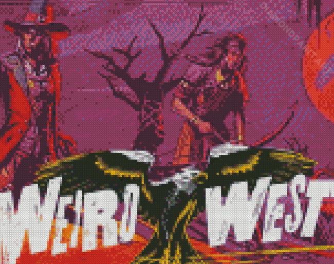 The Weird West Game Diamond Painting