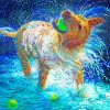 Wet Dog Art Diamond Painting