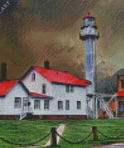 Whitefish Point Lighthouse Diamond Painting