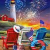 4th Of July Celebrate By Sea Diamond Painting
