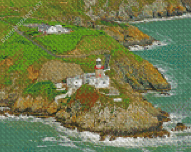 Baileys Lighthouse Landscape Diamond Painting