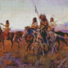 Cowboys And Indians Art Diamond Painting