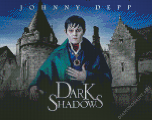 Dark Shadows Poster Diamond Painting