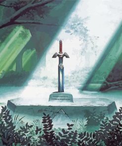 Excalibur Sword Art Diamond Painting