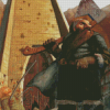 Gimli Dwarf Lord Of The Rings Diamond Painting