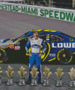 Jimmie Johnson 48 Nascar - 5D Diamond Painting paint by numbers