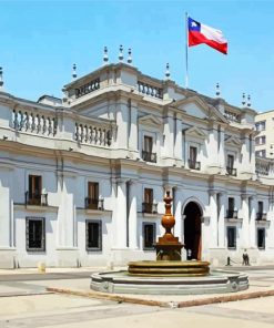 La Moneda Palace Santiago Chile Diamond Painting