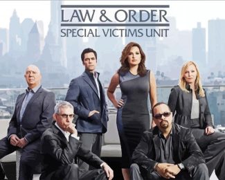 Law And Order Serie Poster Diamond Painting