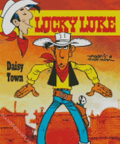 Lucky Luke Cartoon Diamond Painting