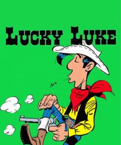 Lucky Luke Character Diamond Painting
