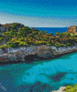 Mallorca Landscape Diamond Painting