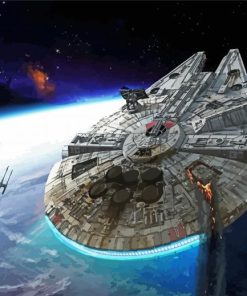 Millennium Falcon Star Wars Diamond Painting
