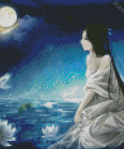 Moon Fantasy Woman Diamond Painting