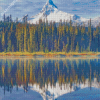 Oregon Mountain Water Reflection Diamond Painting