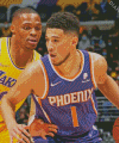 Phoenix Suns Vs Lakers Player Diamond Painting