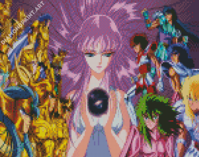 Saint Seiya Anime Diamond Painting