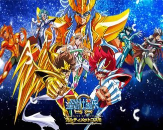 Saint Seiya Anime Poster Diamond Painting