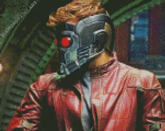 Star Lord With Mask Diamond Painting