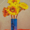 Sunflowers In A Blue Vase Diamond Painting