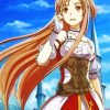 Sword Art Online Manga Anime Girl Diamond Painting