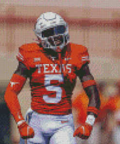 Texas Longhorns Football Player Diamond Painting
