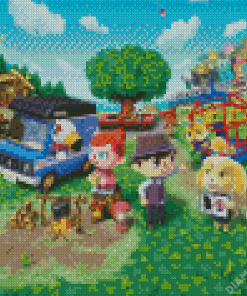 The Animal Crossing Art Diamond Painting
