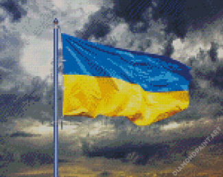 Ukraine Flag Diamond Painting