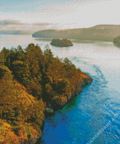 Whidbey Island Landscape Diamond Painting
