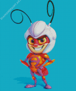 Aesthetic Atom Ant Cartoon Diamond Painting