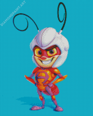 Aesthetic Atom Ant Cartoon Diamond Painting
