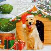 Aesthetic Dog Christmas Diamond Painting