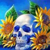 Skull Sunflower Art Diamond Painting