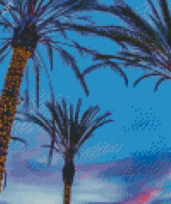 Aesthetic Palm Trees In California Diamond Painting