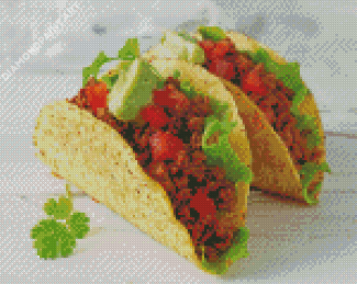 Aesthetic Tasty Tacos Diamond Painting