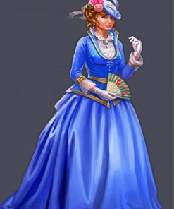 Animated Victorian Lady Diamond Painting