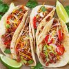 Basic Tacos With Ground Beef And Beans Diamond Painting