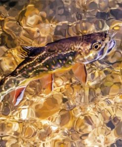 Brown Trout Art Diamond Painting