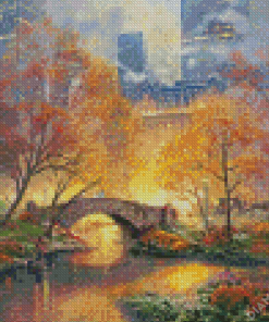 Central Park Painter Of Light Diamond Painting