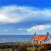 Cottage By The Sea Seascape Diamond Painting