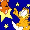 Garfield And Teddy Bear Diamond Painting