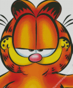 Garfield Face Diamond Painting