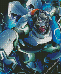 Overwatch Winston Character Art Diamond Painting