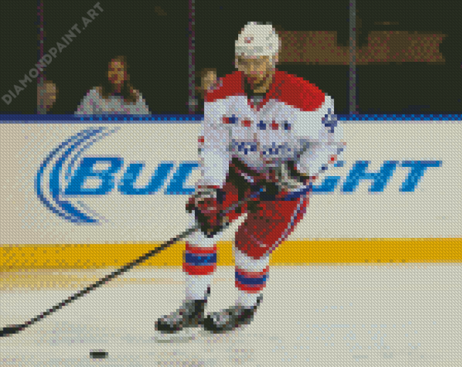 The Ice Hockey Player Mike Green Diamond Painting