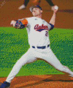 Auburn Tigers Baseball Team Player Diamond Painting