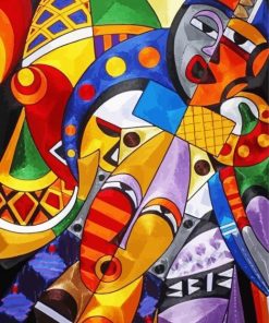 Abstract African Faces Art Diamond Painting