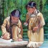 Aesthetic Native American Children Diamond Painting