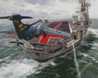 Aircraft Hms Ark Royal 5D Diamond Painting